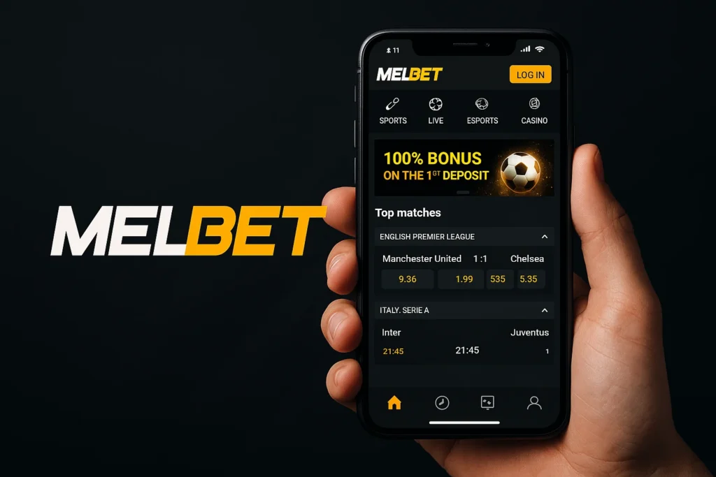 Melbet mobil application - 100% bonus on the 1st deposit